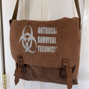 Rothco Brown Survival Messenger Bag